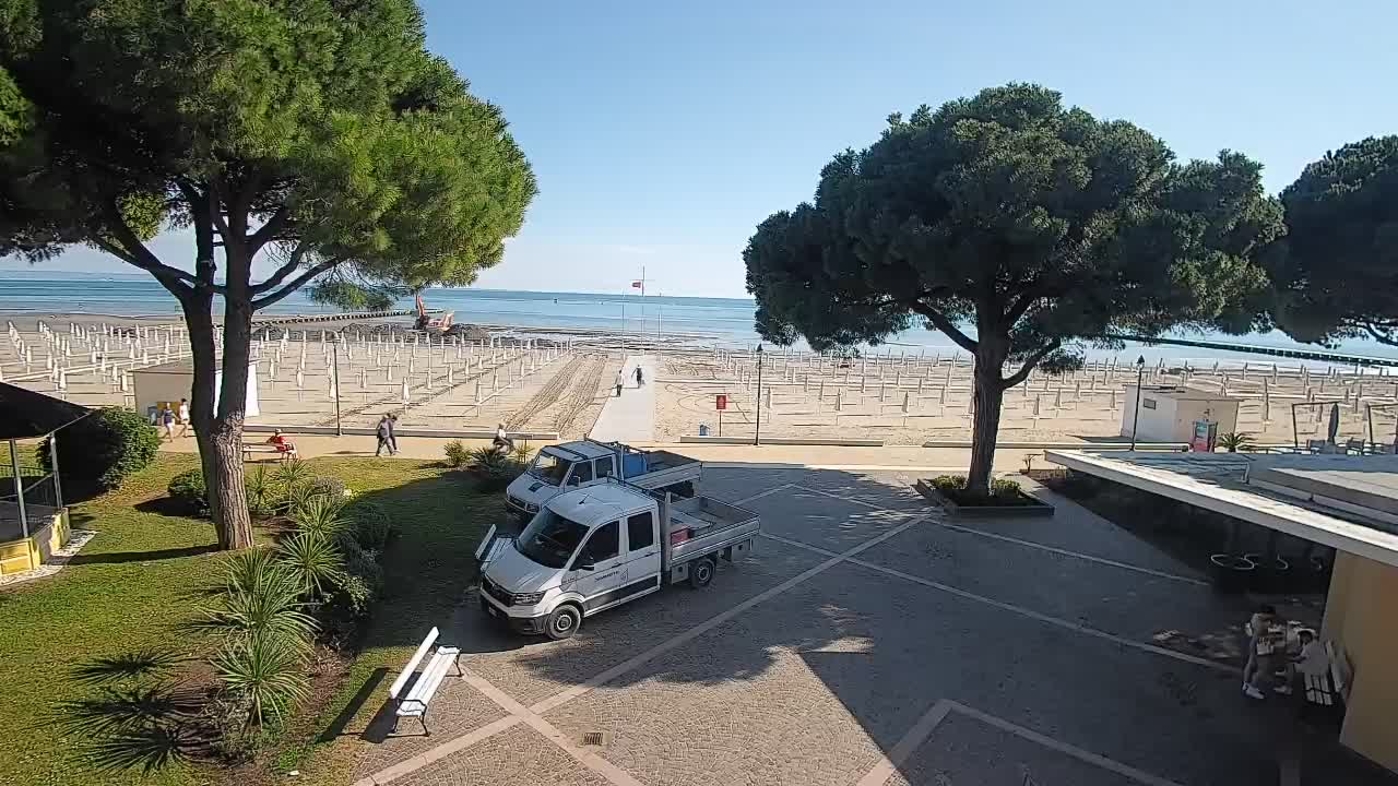 Spletna kamera Gradež (Grado) – Vhod na plažo