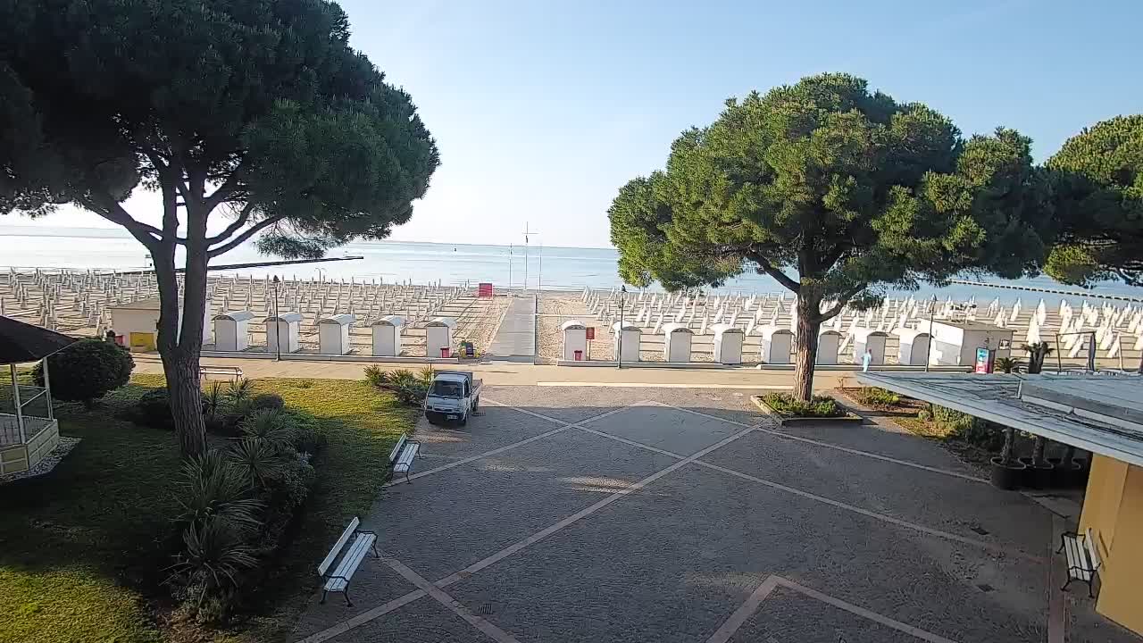 Webcam de Grado – Entrada de la playa (Lido di Grado)