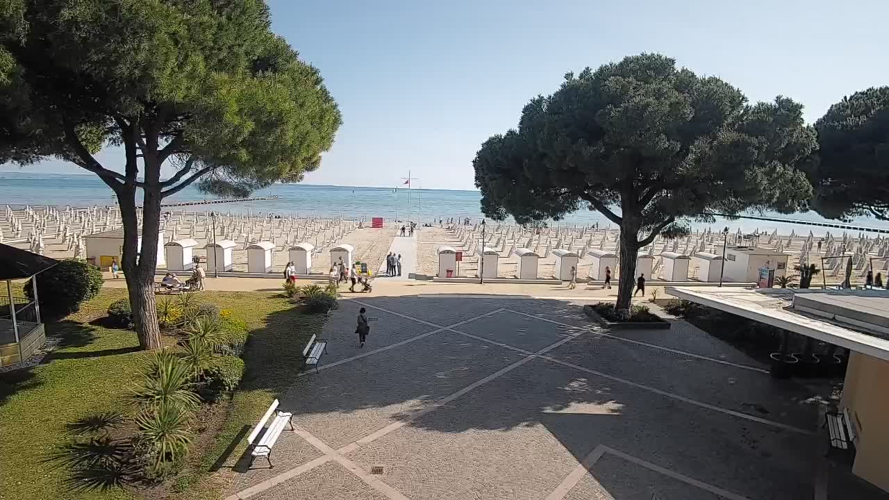 Spletna kamera Gradež (Grado) – Vhod na plažo