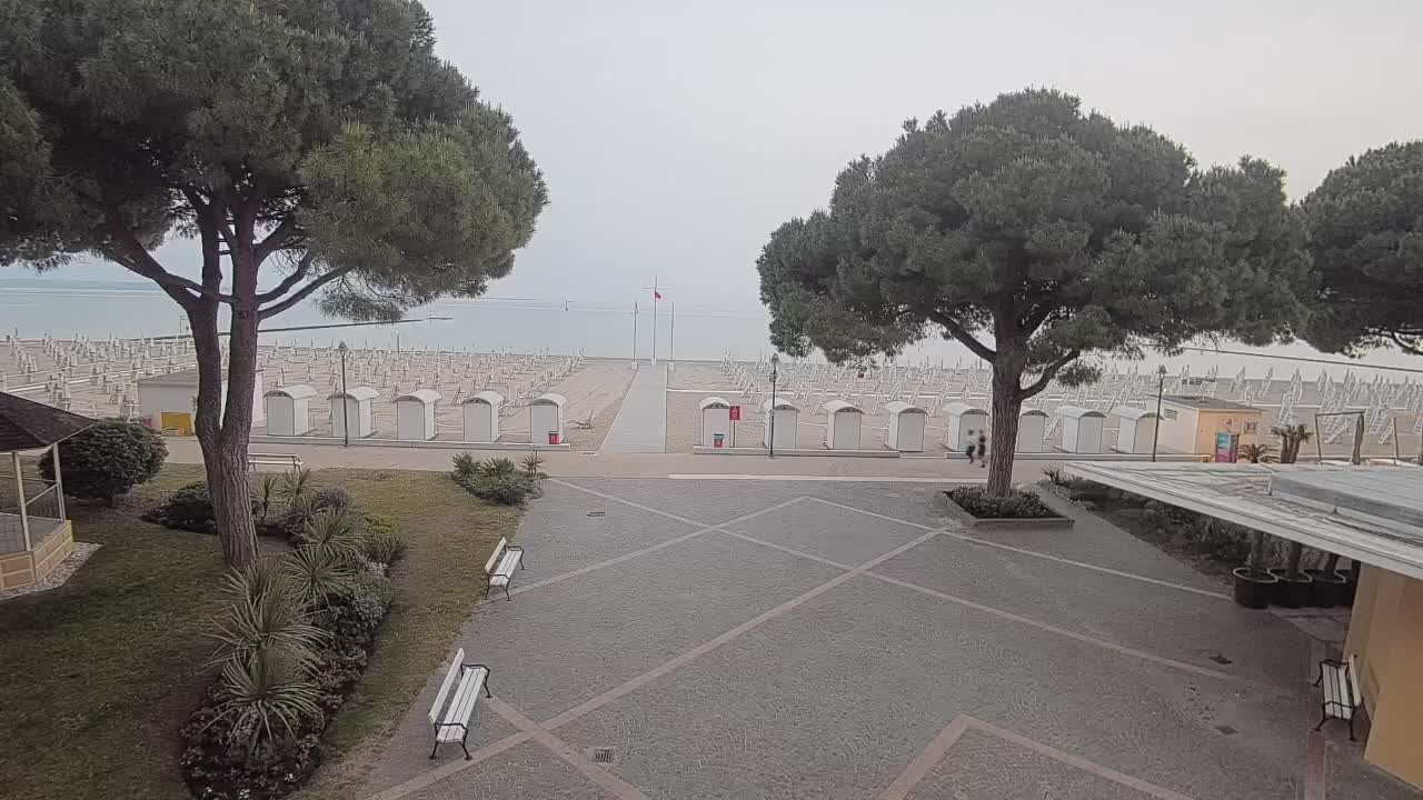 Entrée Plage Grado | Vue en Direct sur le Littoral