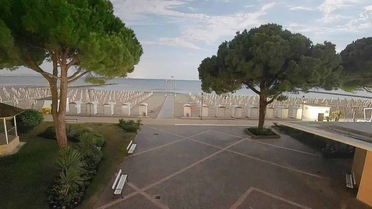 Grado Strand Eingang | Live-Ansicht der Küste