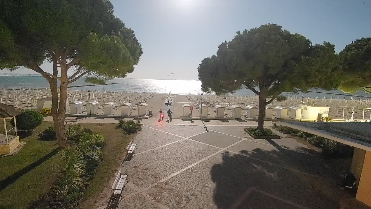 Grado Strand Eingang | Live-Ansicht der Küste