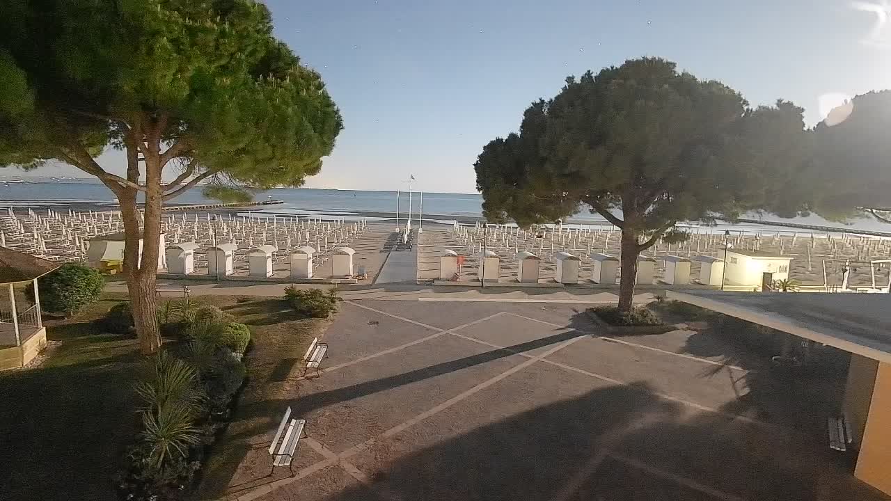 Grado Strand Eingang | Live-Ansicht der Küste