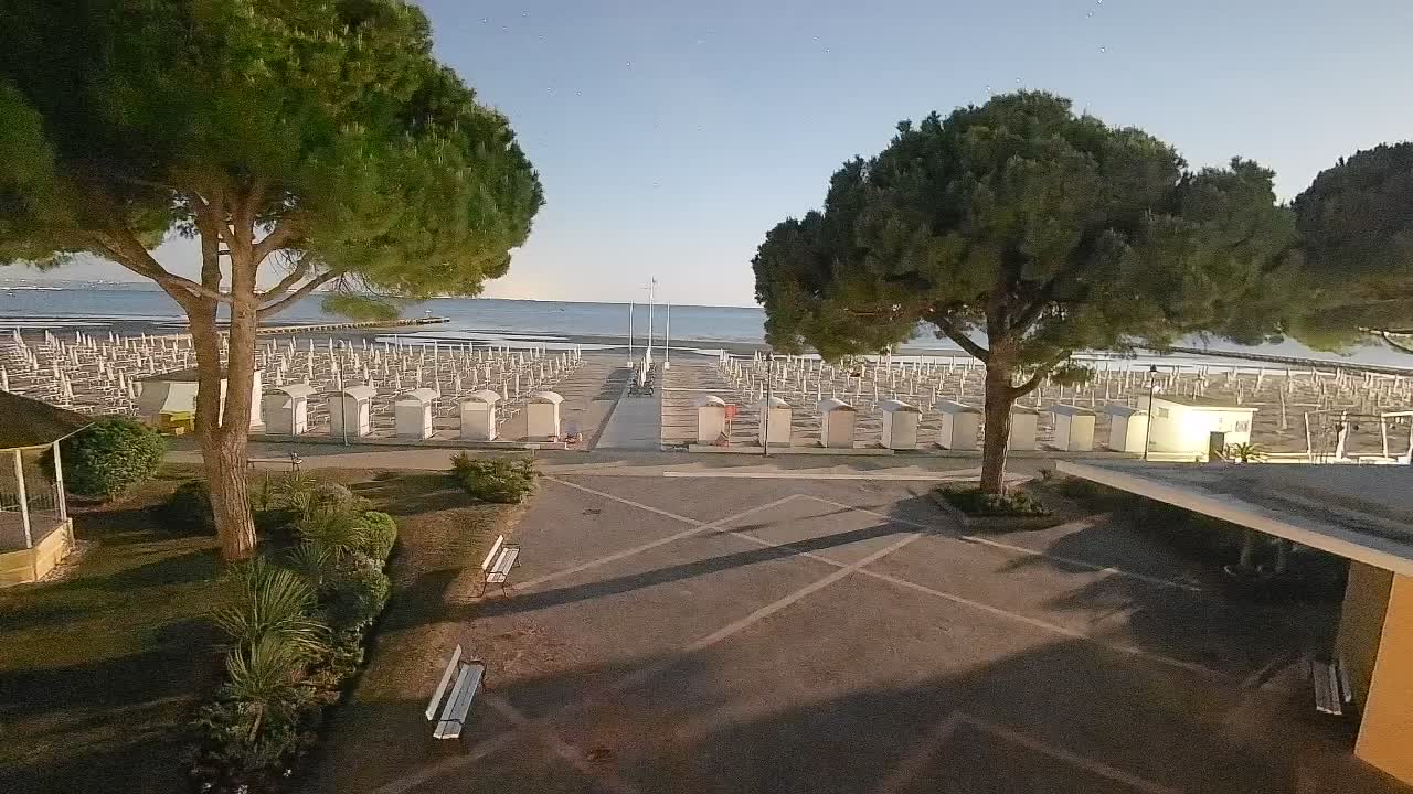 Entrée Plage Grado | Vue en Direct sur le Littoral
