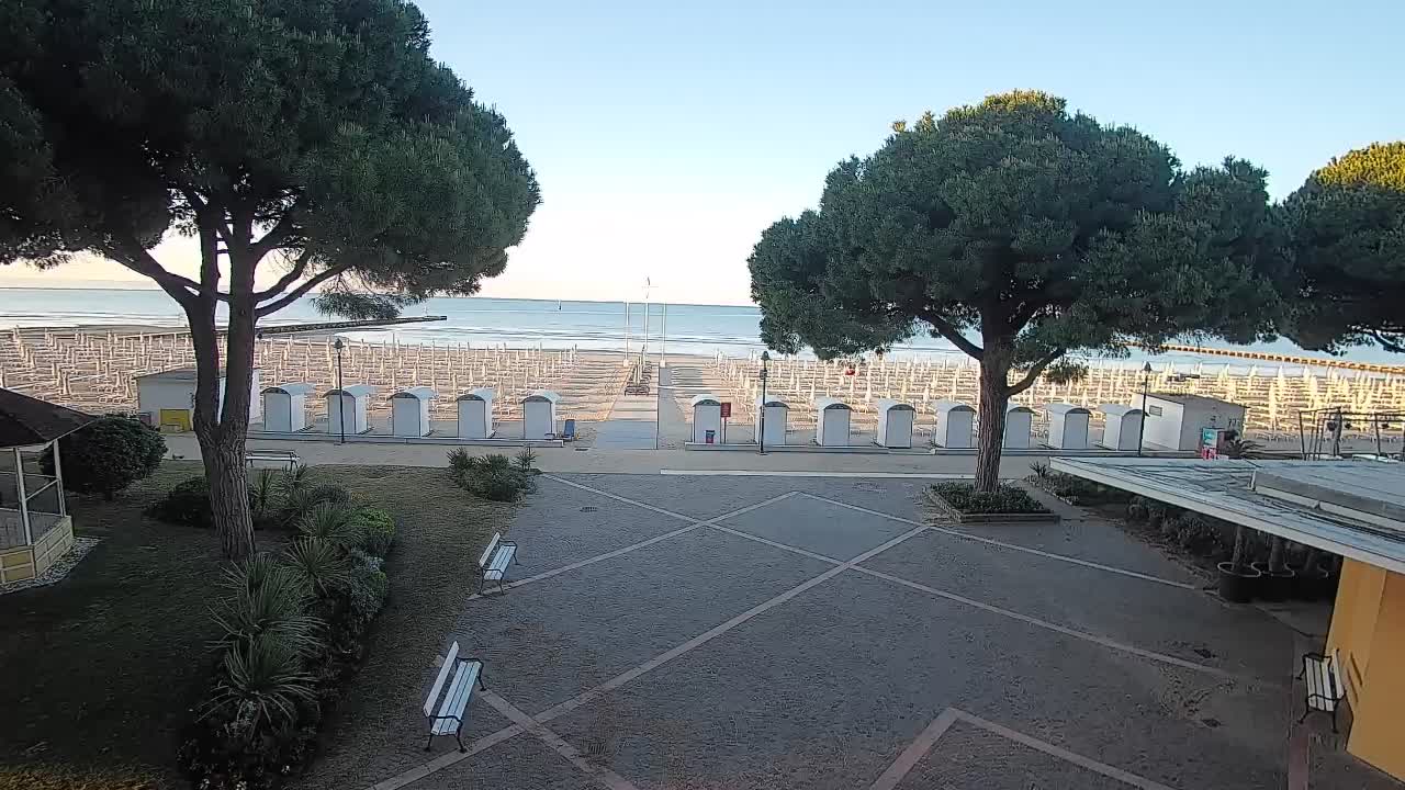 Grado Strand Eingang | Live-Ansicht der Küste