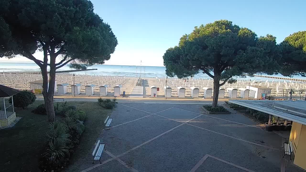 Entrée Plage Grado | Vue en Direct sur le Littoral