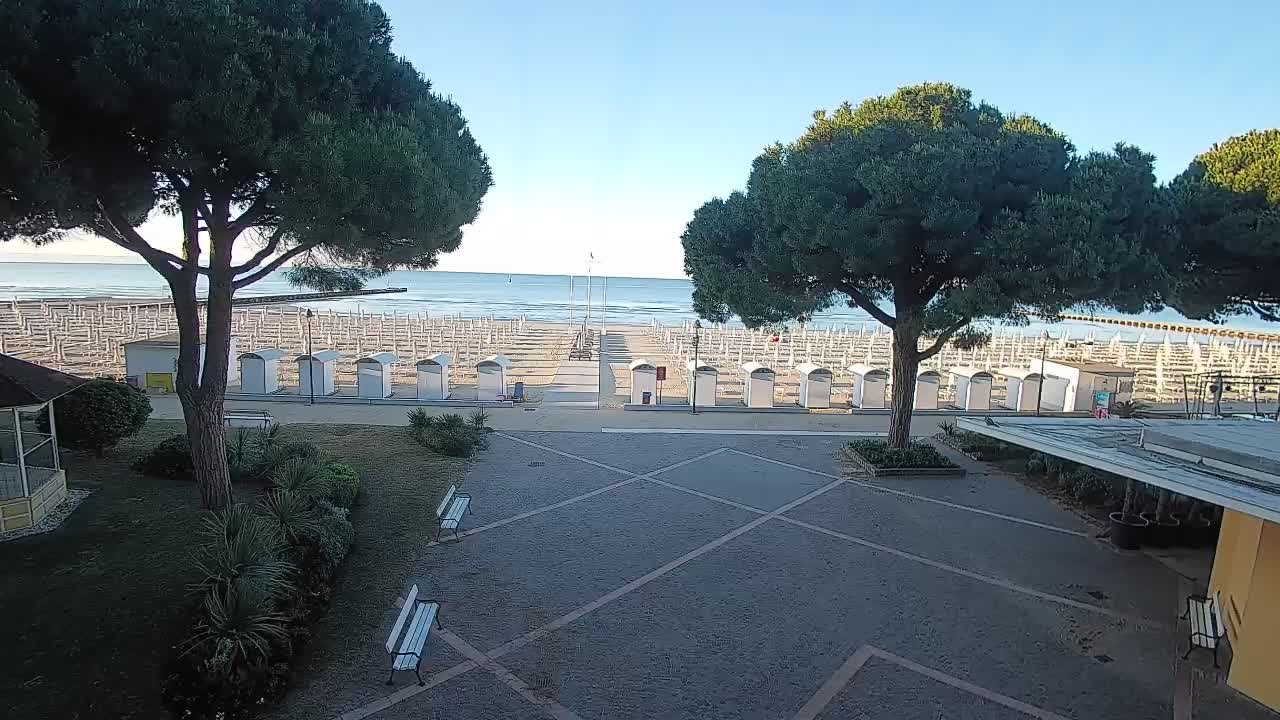 Entrée Plage Grado | Vue en Direct sur le Littoral