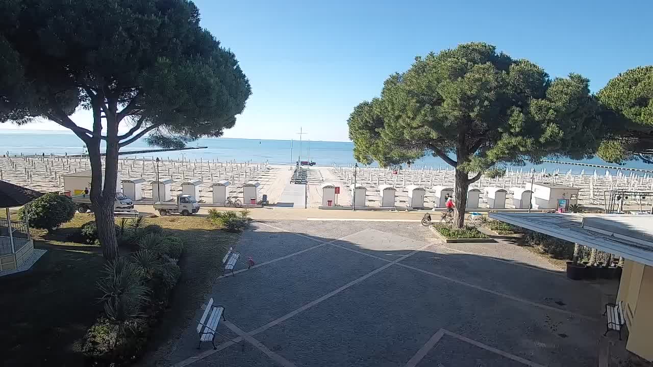 Entrée Plage Grado | Vue en Direct sur le Littoral