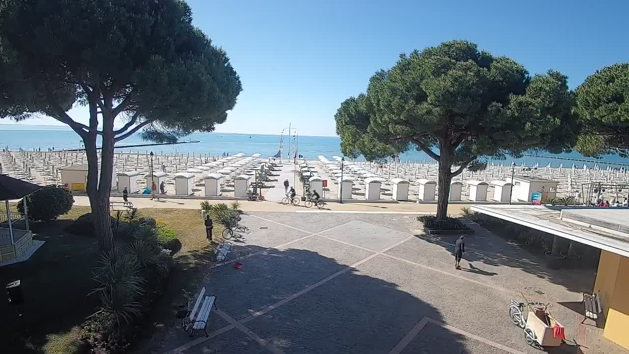 Grado Strand Eingang | Live-Ansicht der Küste