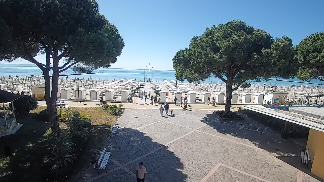 Grado Strand Eingang | Live-Ansicht der Küste