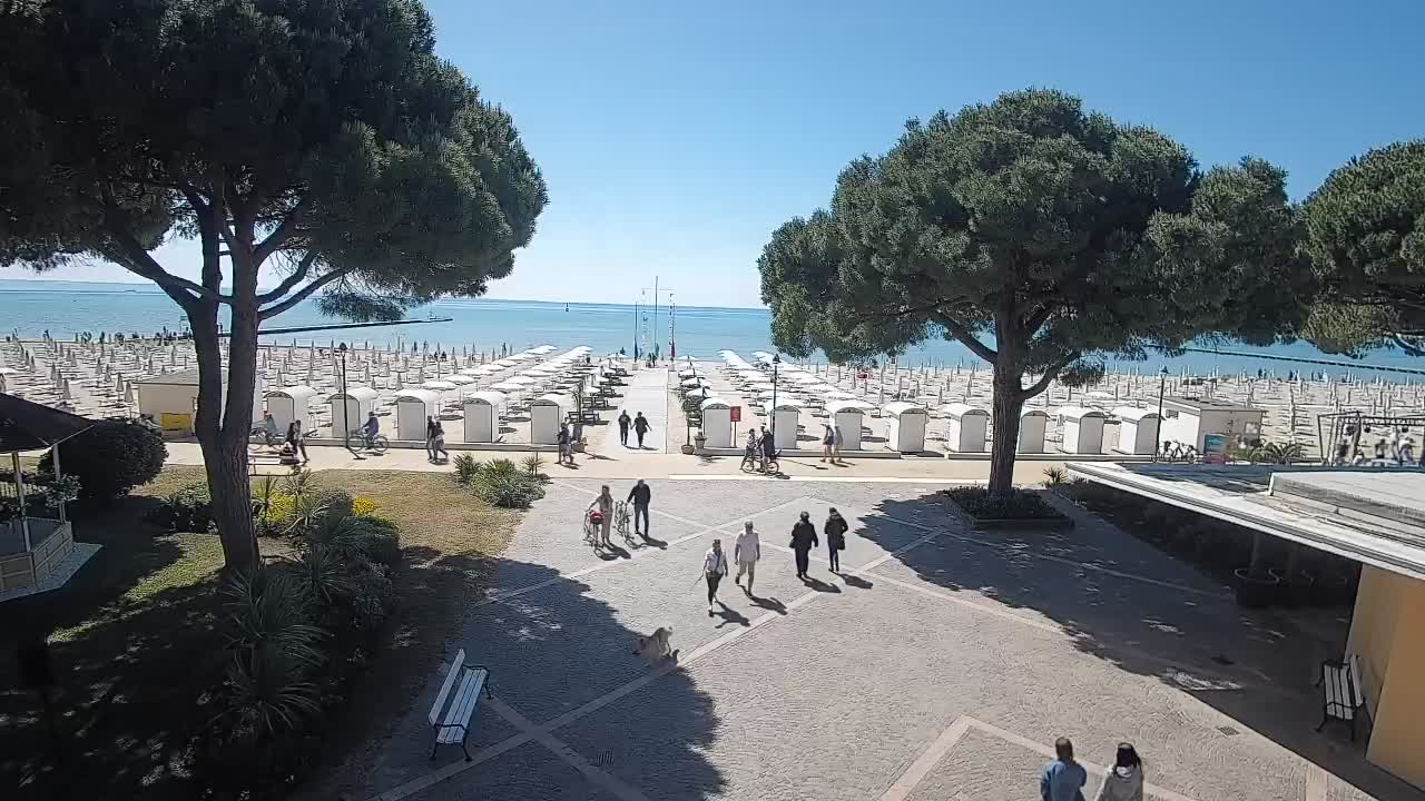 Entrée Plage Grado | Vue en Direct sur le Littoral