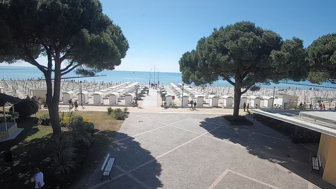 Entrée Plage Grado | Vue en Direct sur le Littoral