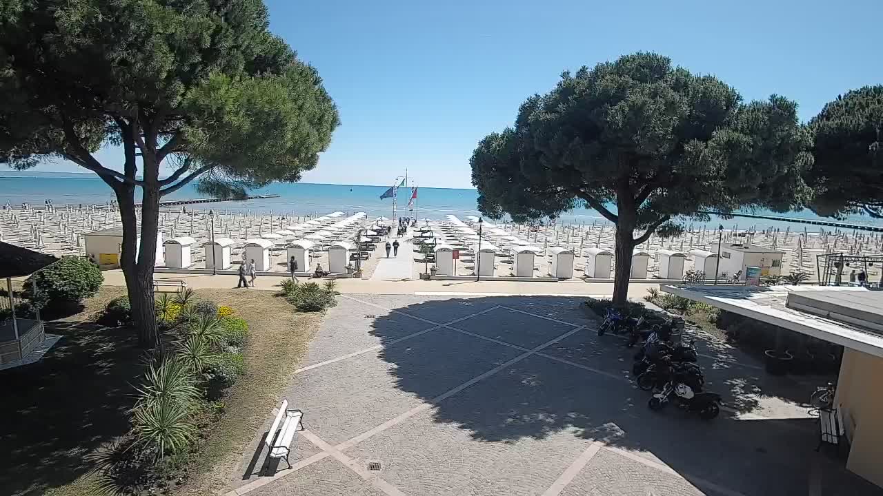 Entrée Plage Grado | Vue en Direct sur le Littoral