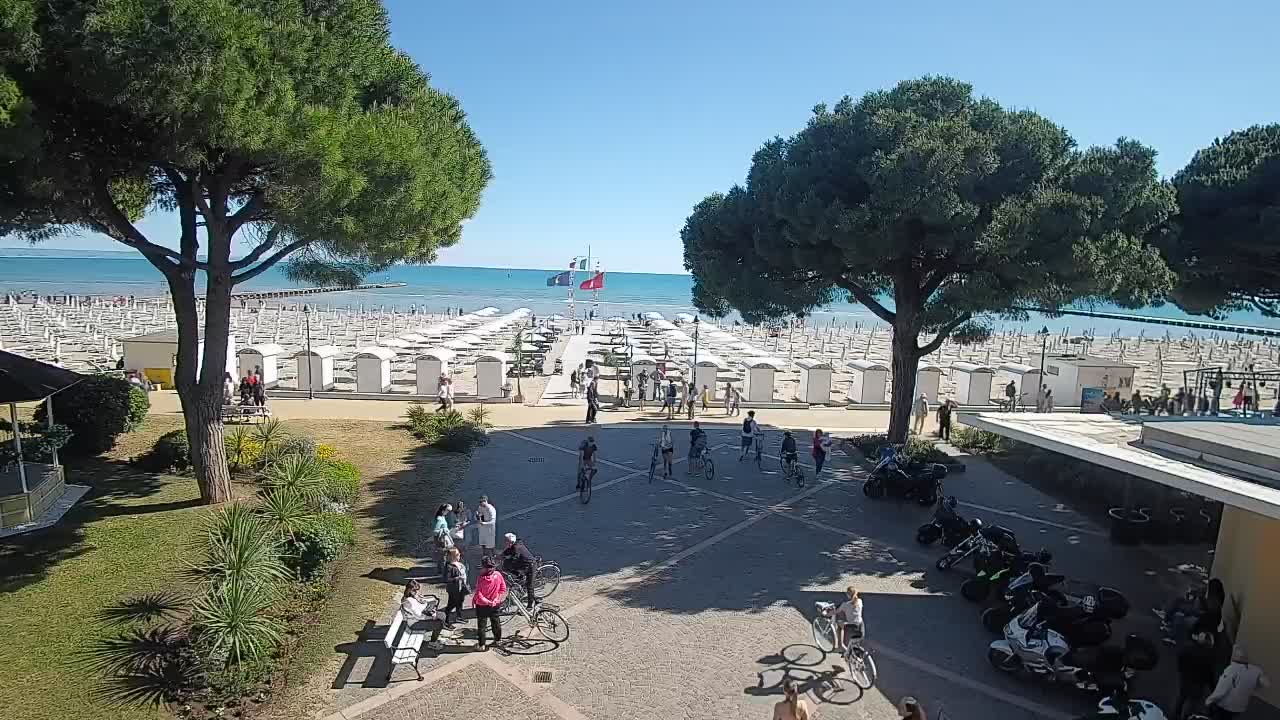 Entrée Plage Grado | Vue en Direct sur le Littoral