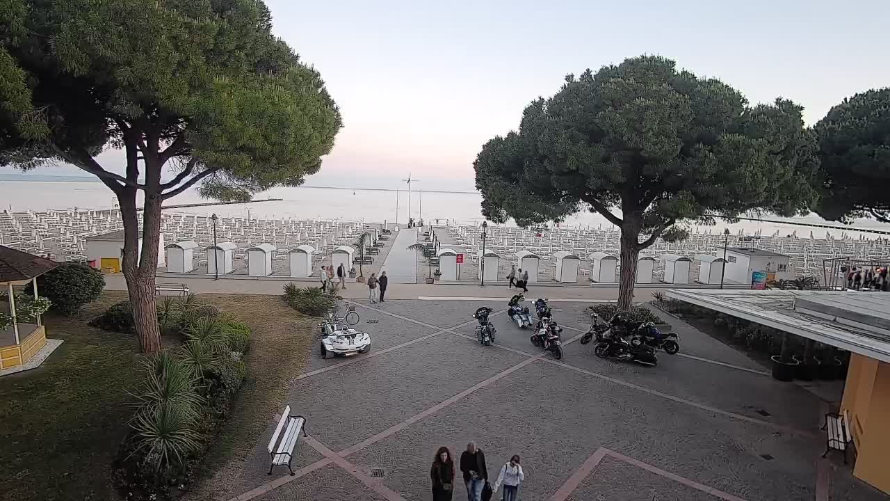 Entrée Plage Grado | Vue en Direct sur le Littoral