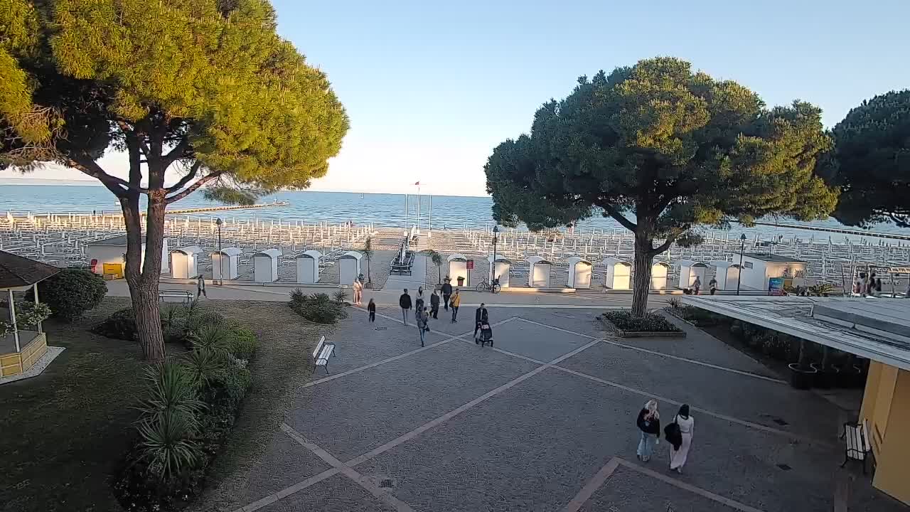 Webcam de Grado – Entrada de la playa (Lido di Grado)