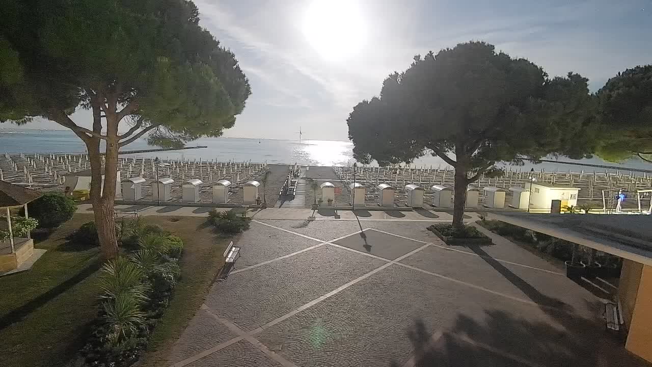 Spletna kamera Gradež (Grado) – Vhod na plažo