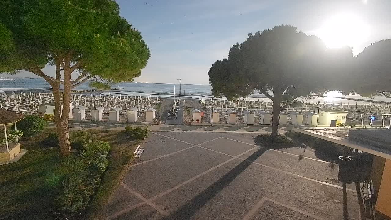 Webcam Grado – Entrée de la plage (Lido di Grado)
