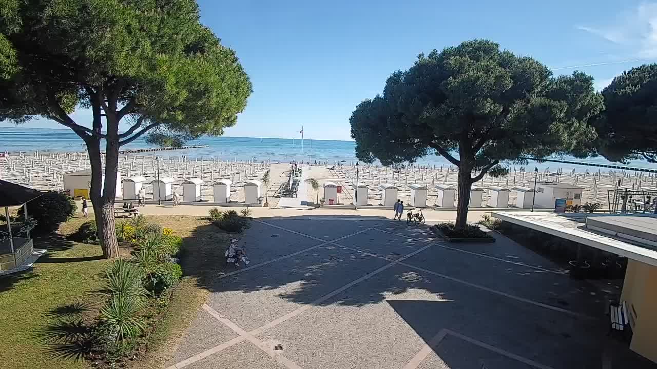 Spletna kamera Gradež (Grado) – Vhod na plažo
