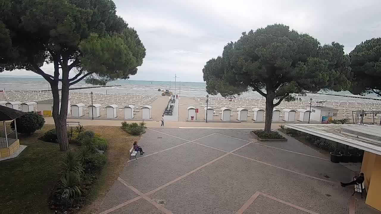 Spletna kamera Gradež (Grado) – Vhod na plažo