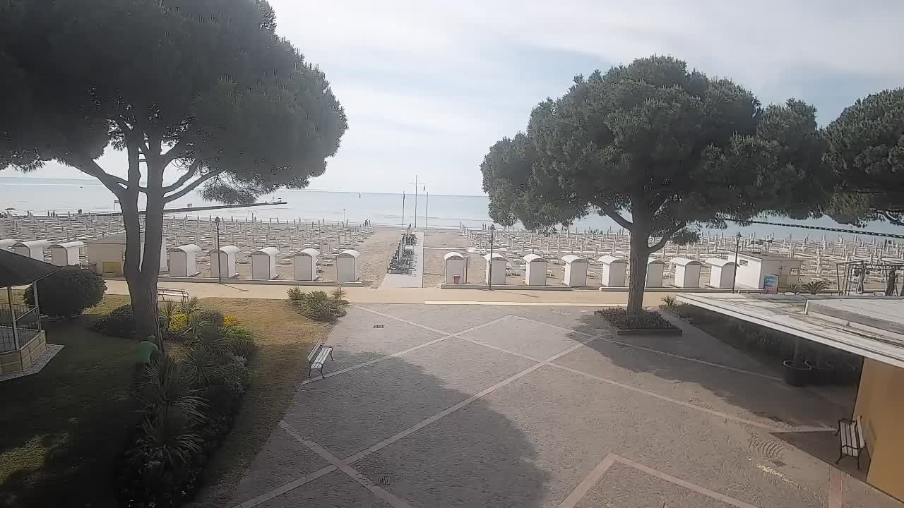 Spletna kamera Gradež (Grado) – Vhod na plažo