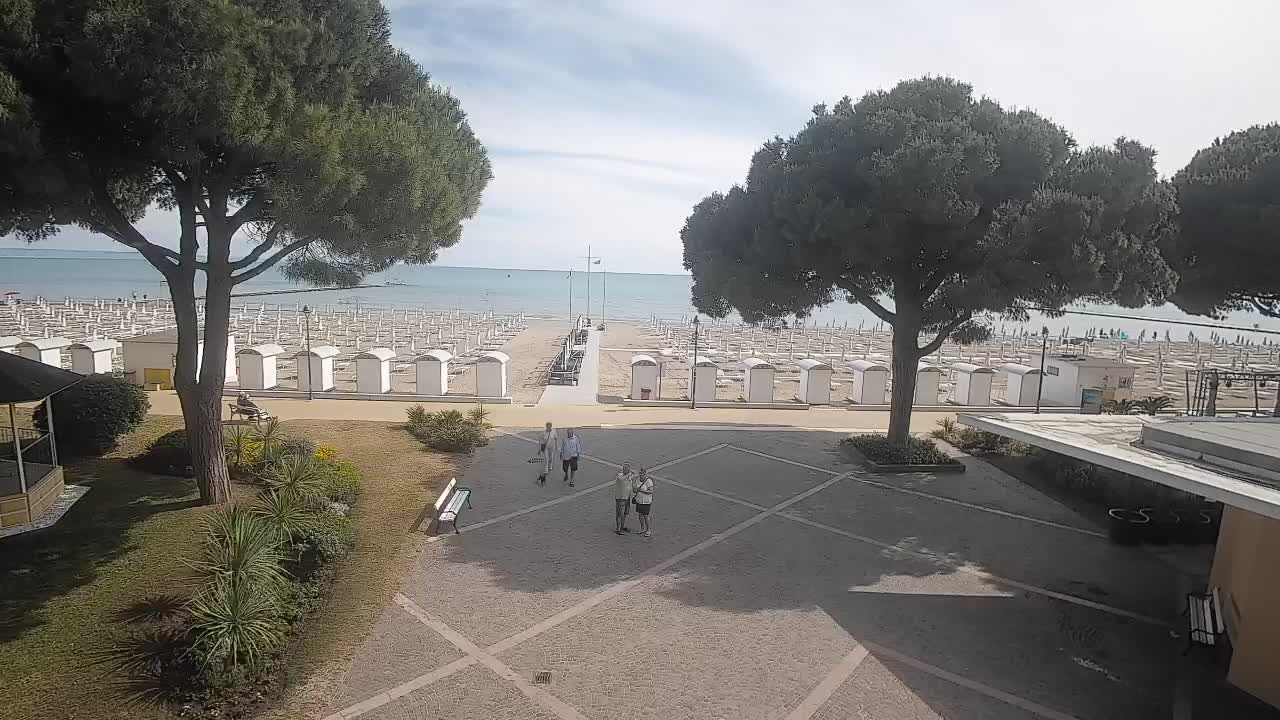 Spletna kamera Gradež (Grado) – Vhod na plažo
