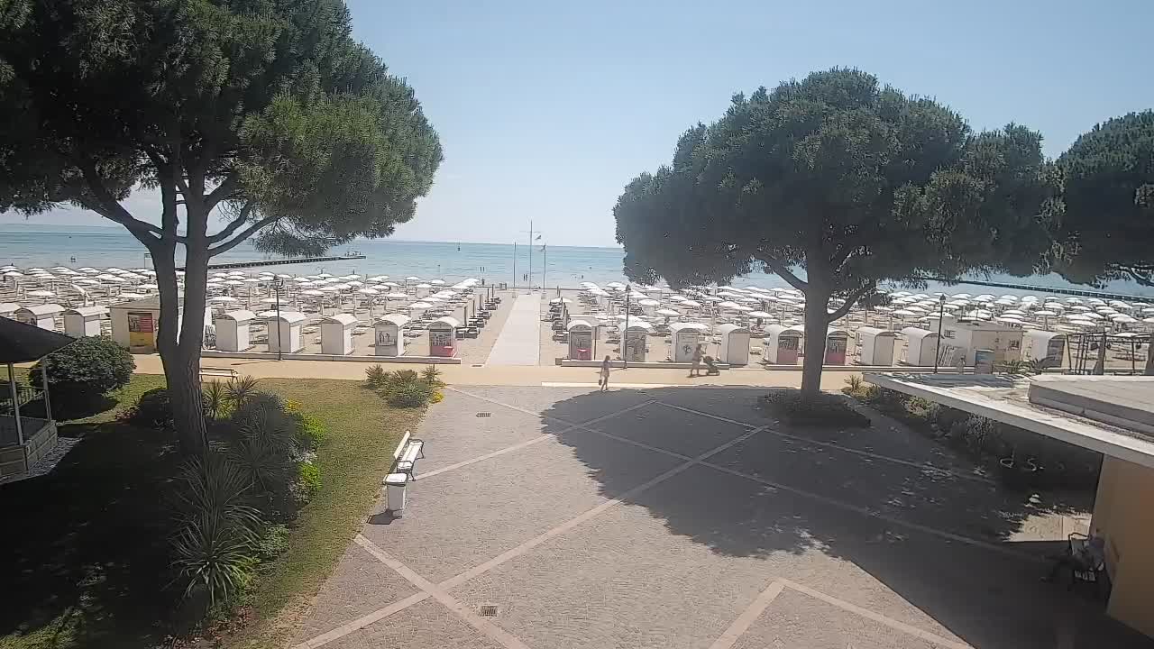 Webcam de Grado – Entrada de la playa (Lido di Grado)