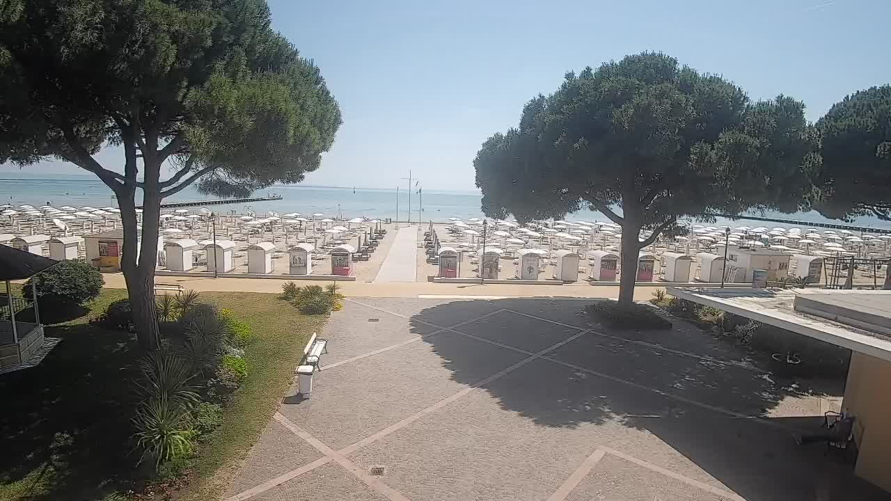 Spletna kamera Gradež (Grado) – Vhod na plažo
