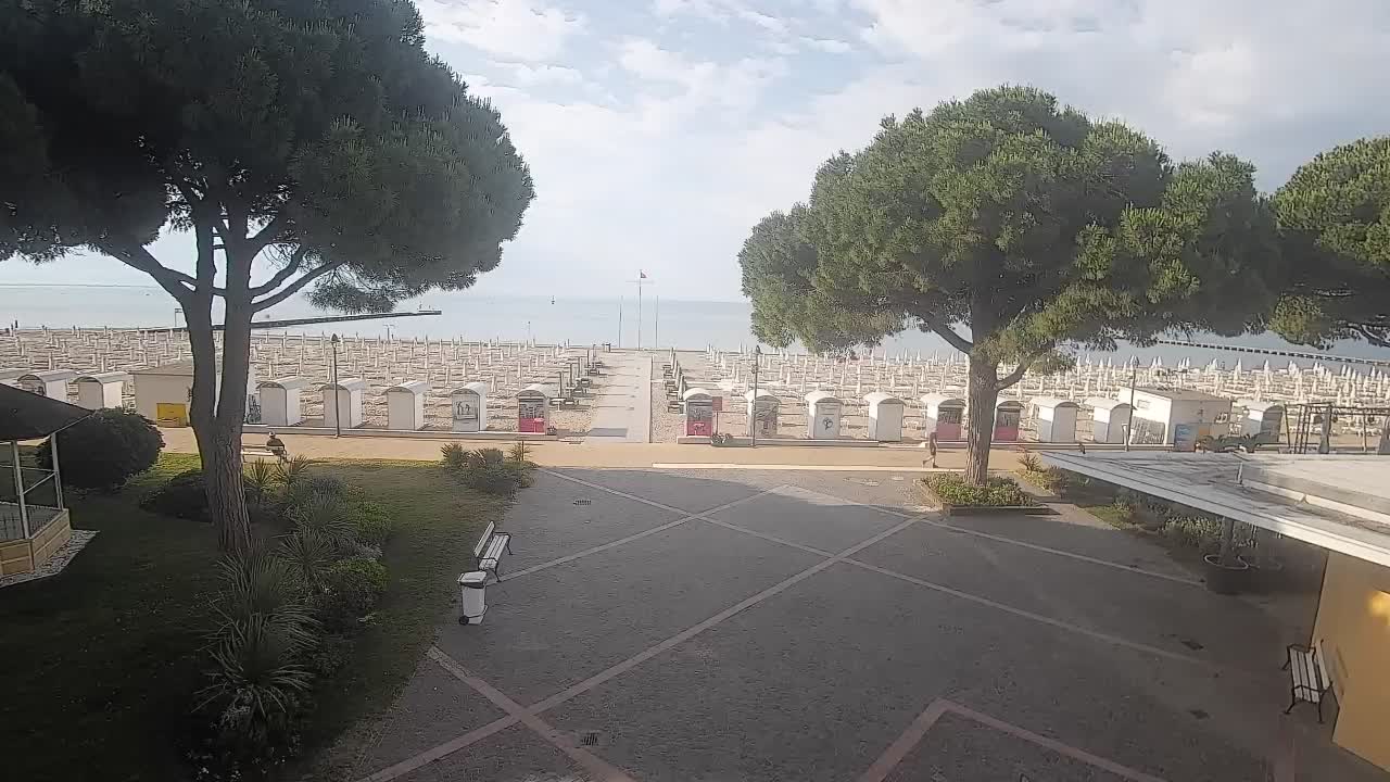 Spletna kamera Gradež (Grado) – Vhod na plažo