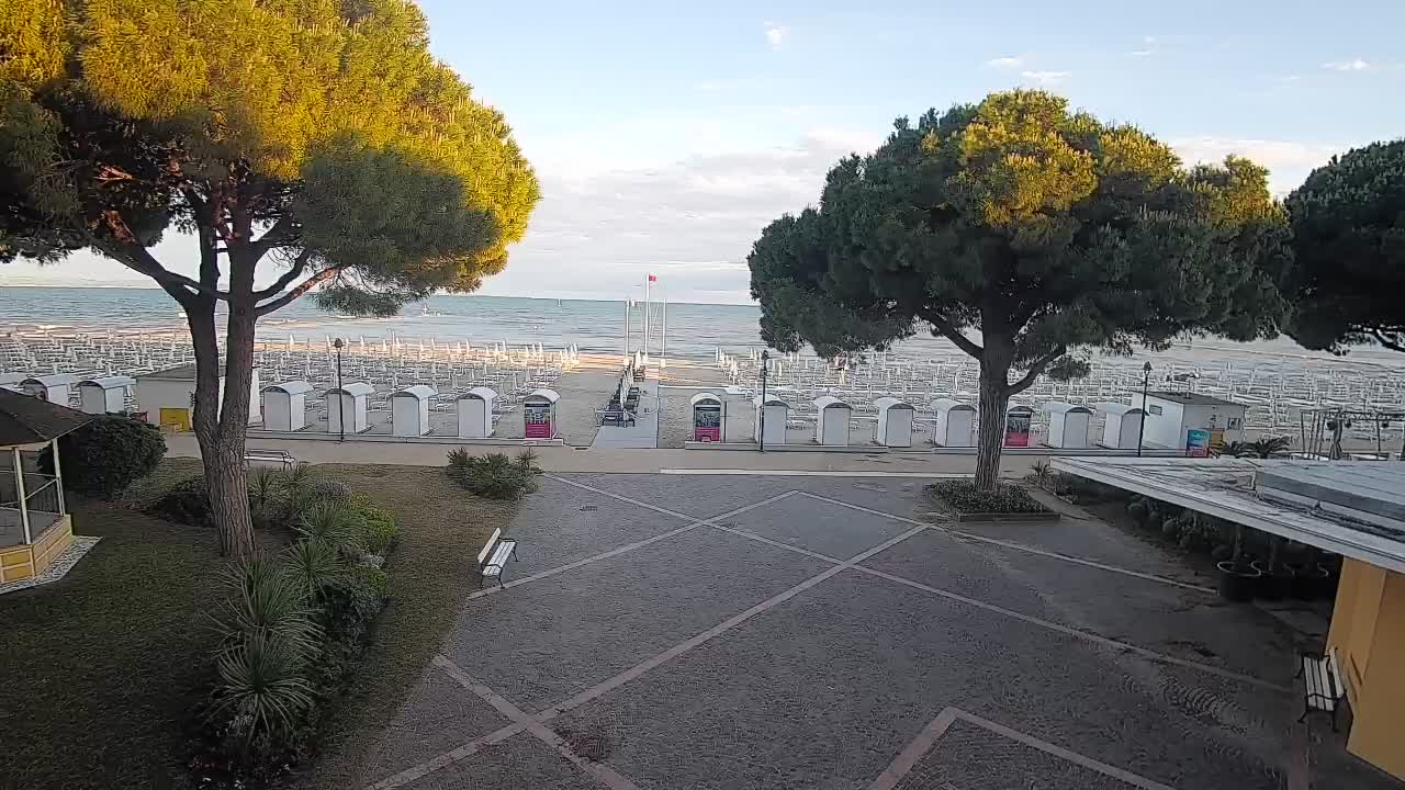 Webcam de Grado – Entrada de la playa (Lido di Grado)