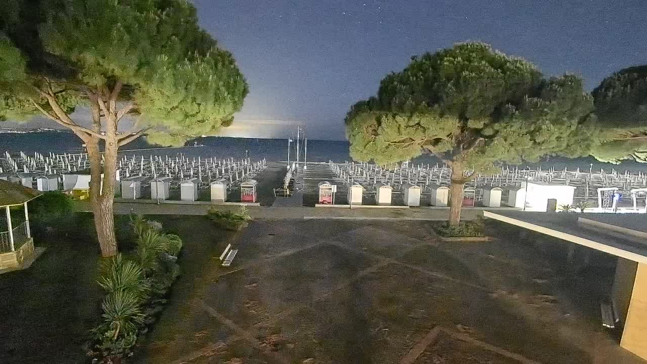 Spletna kamera Gradež (Grado) – Vhod na plažo