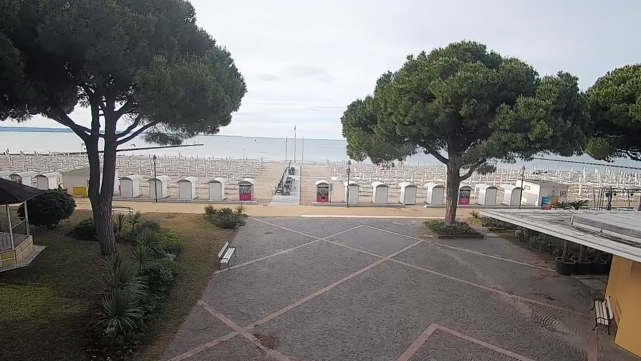 Spletna kamera Gradež (Grado) – Vhod na plažo