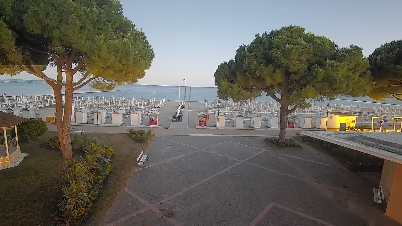 Spletna kamera Gradež (Grado) – Vhod na plažo