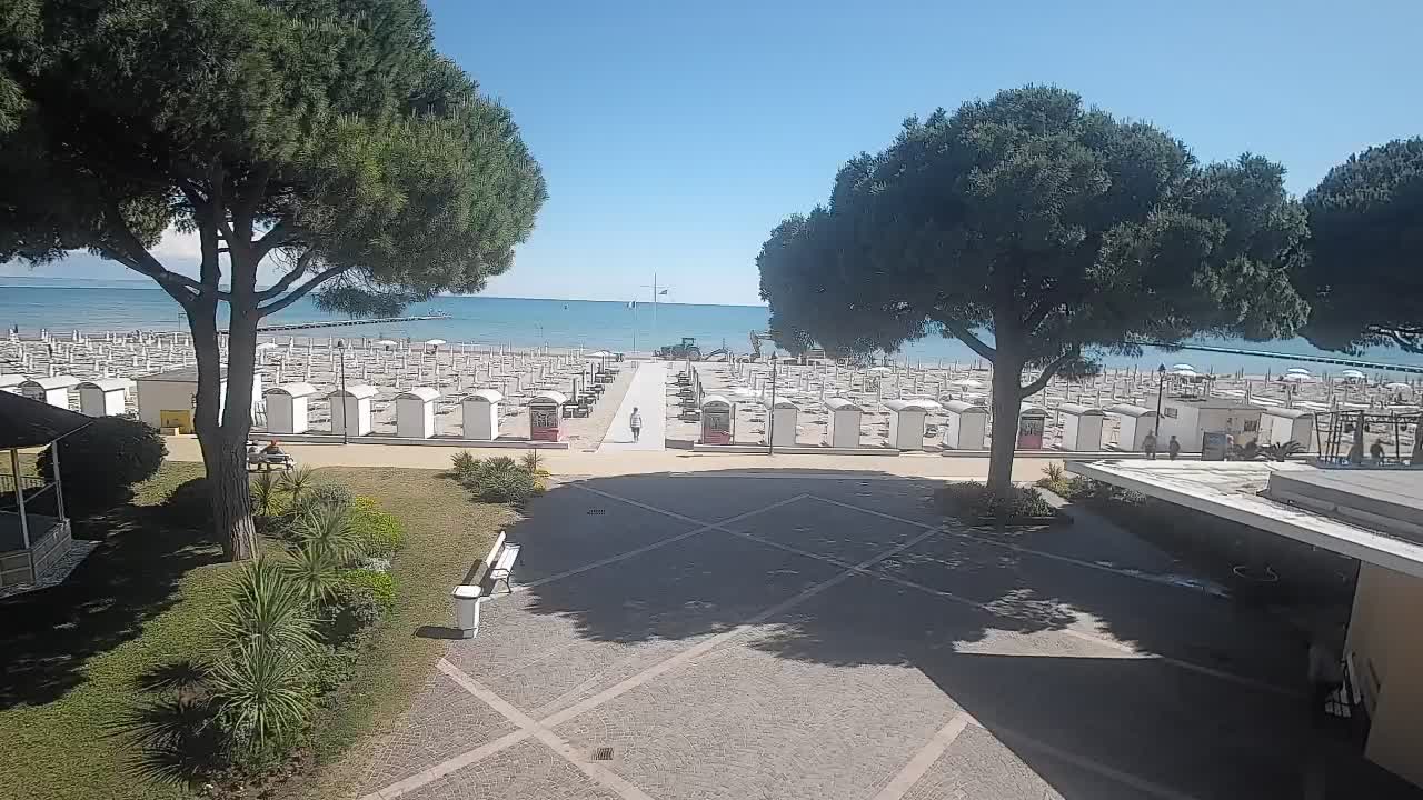 Grado Strand Eingang | Live-Ansicht der Küste