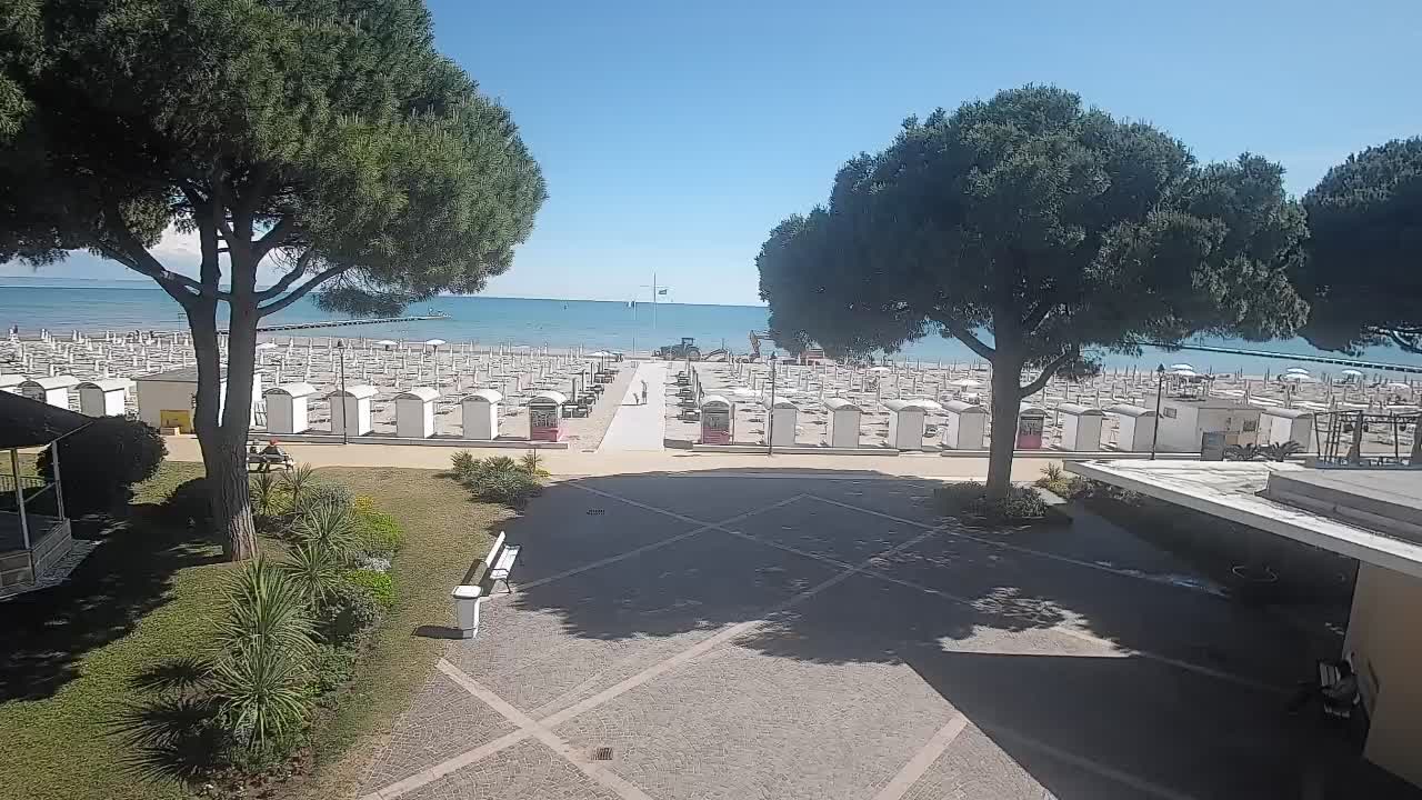 Grado Strand Eingang | Live-Ansicht der Küste