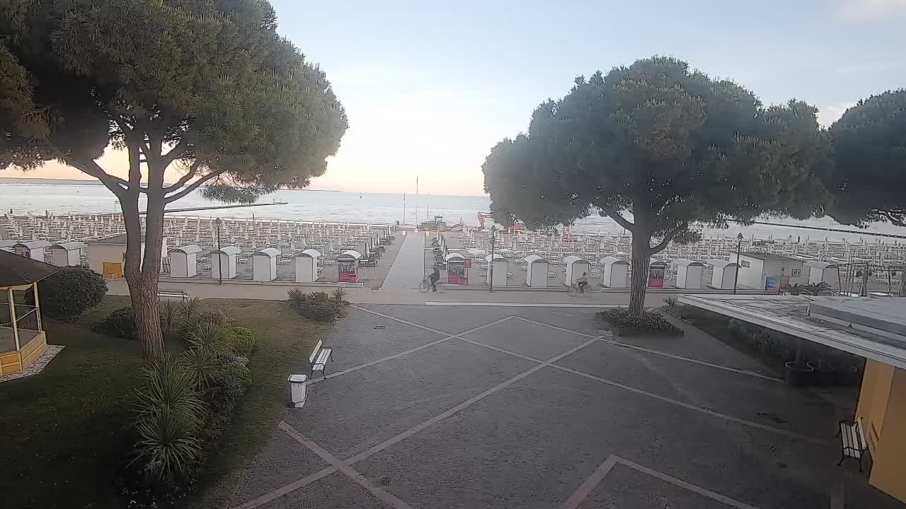 Grado Strand Eingang | Live-Ansicht der Küste