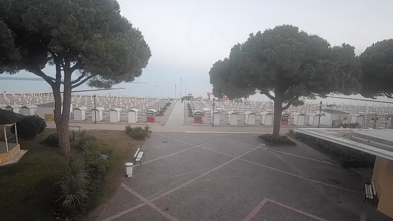 Entrée Plage Grado | Vue en Direct sur le Littoral