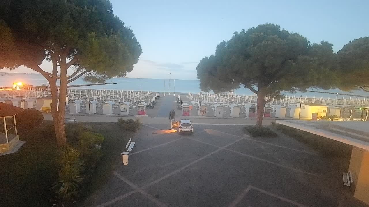 Grado Strand Eingang | Live-Ansicht der Küste