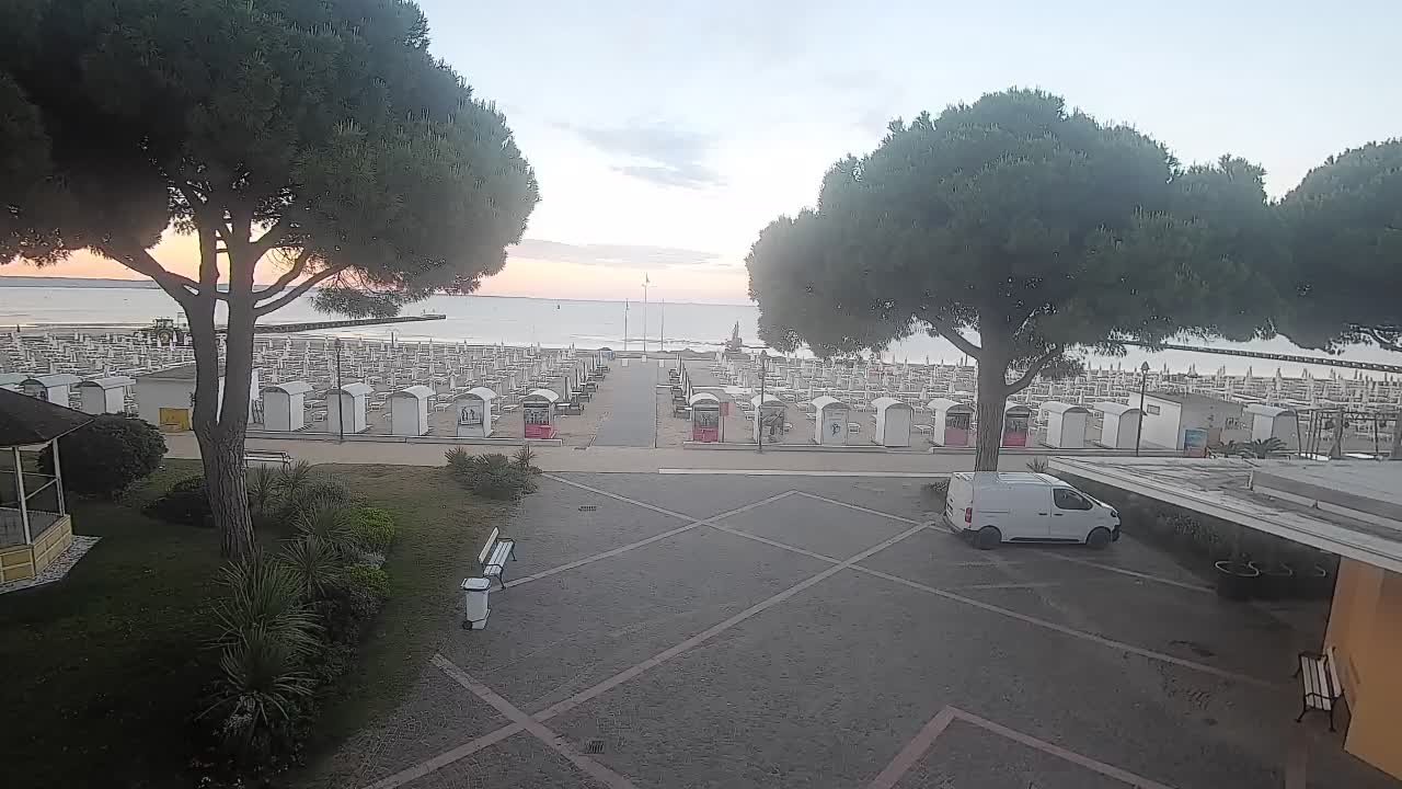Grado Strand Eingang | Live-Ansicht der Küste