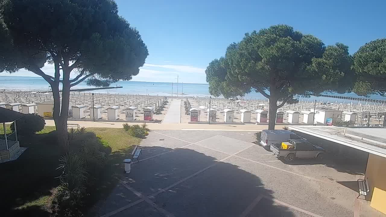 Grado Strand Eingang | Live-Ansicht der Küste