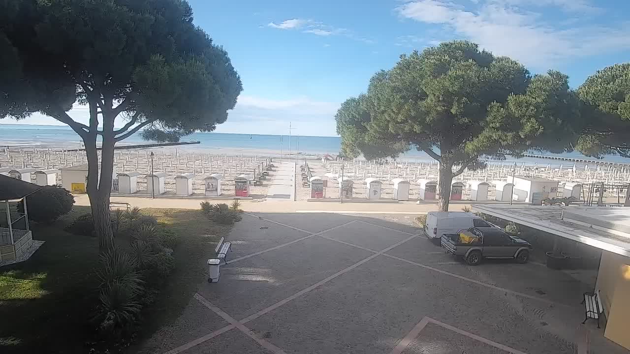 Grado Strand Eingang | Live-Ansicht der Küste