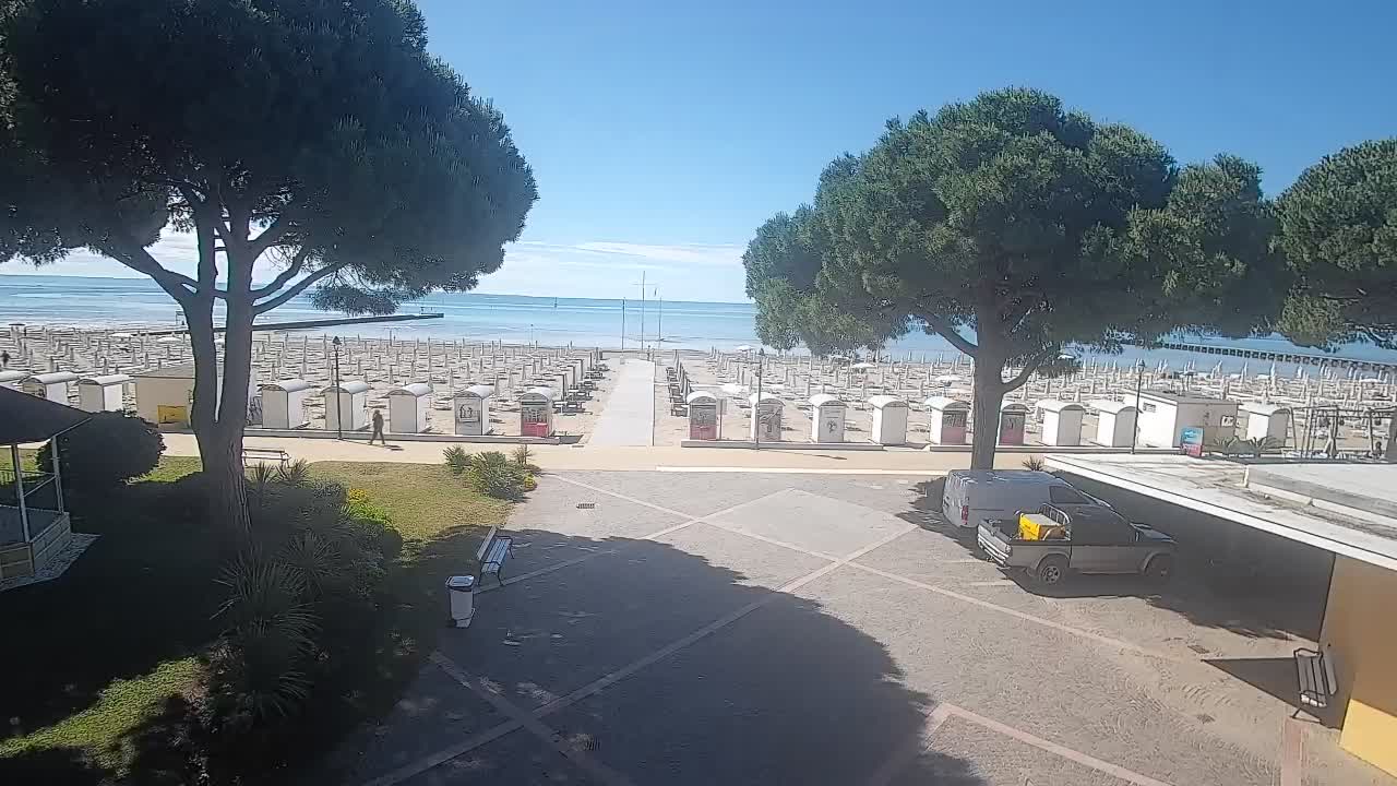 Grado Strand Eingang | Live-Ansicht der Küste