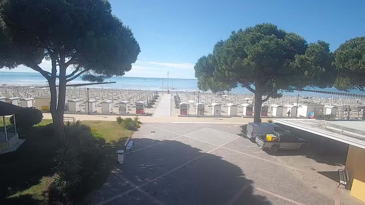 Grado Strand Eingang | Live-Ansicht der Küste