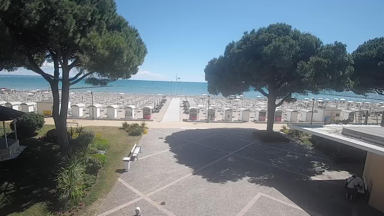 Grado Strand Eingang | Live-Ansicht der Küste