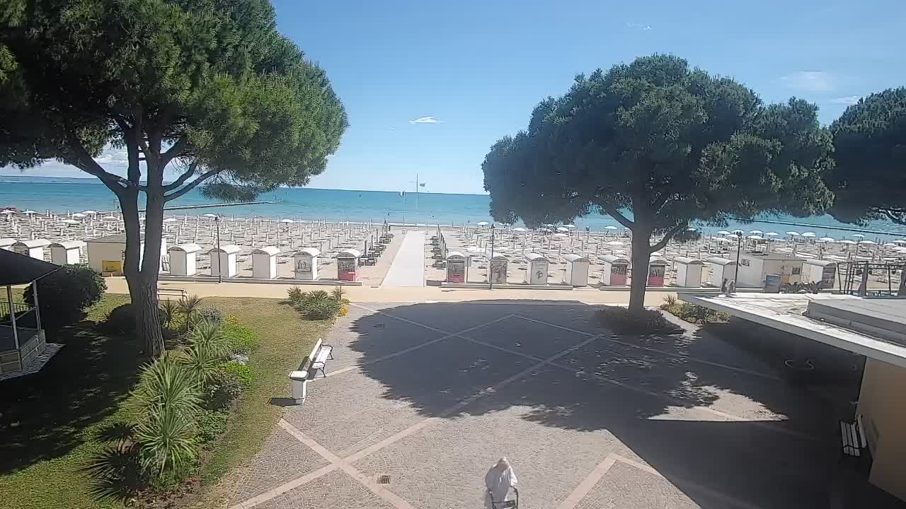 Grado Strand Eingang | Live-Ansicht der Küste