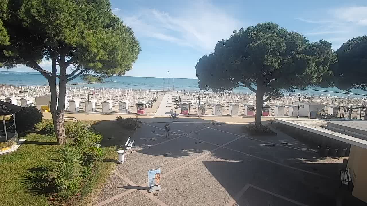 Grado Strand Eingang | Live-Ansicht der Küste