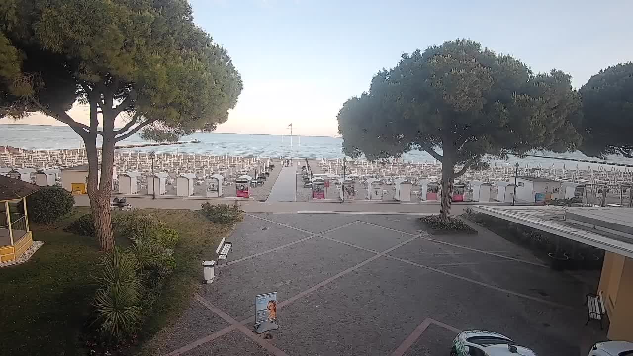Grado Strand Eingang | Live-Ansicht der Küste