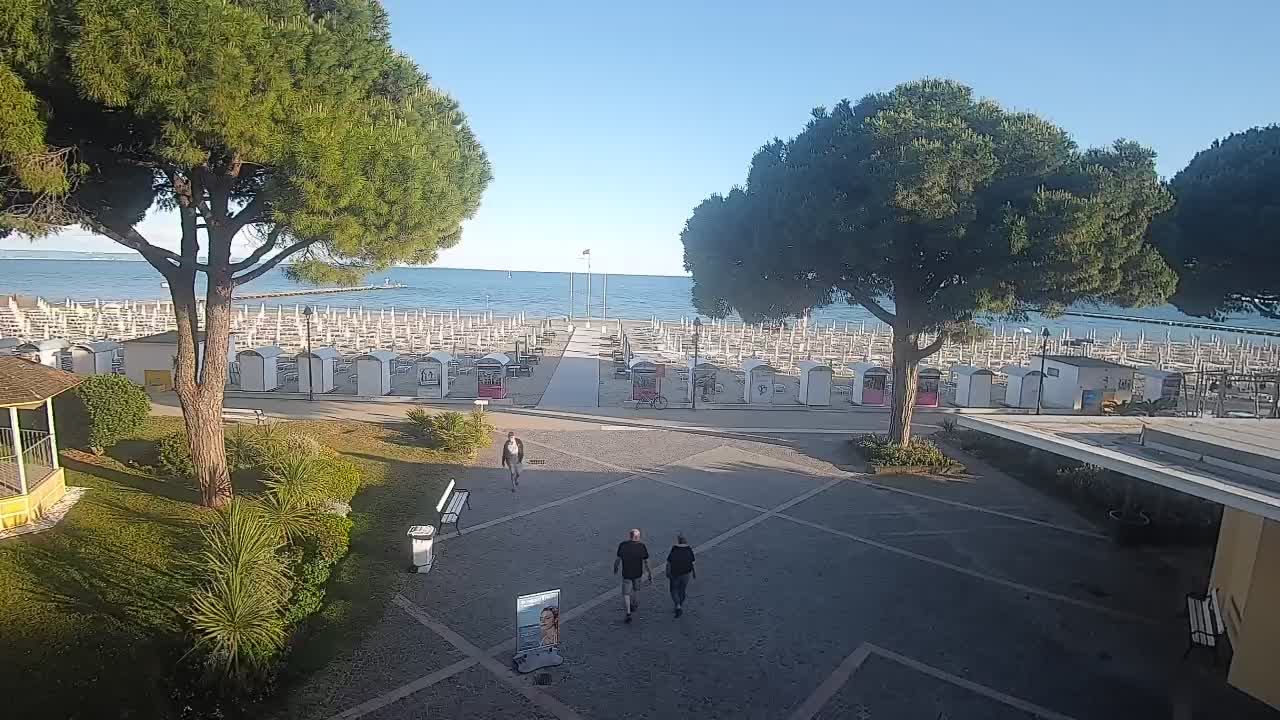 Grado Strand Eingang | Live-Ansicht der Küste