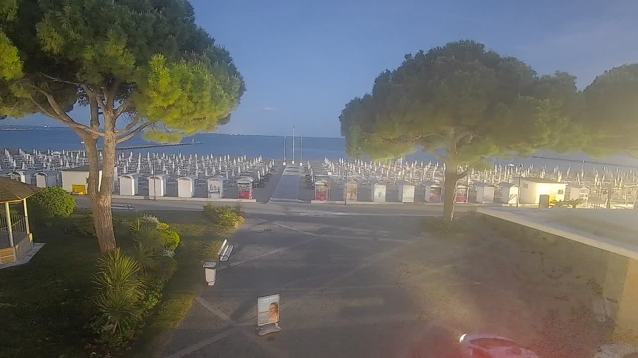 Entrée Plage Grado | Vue en Direct sur le Littoral