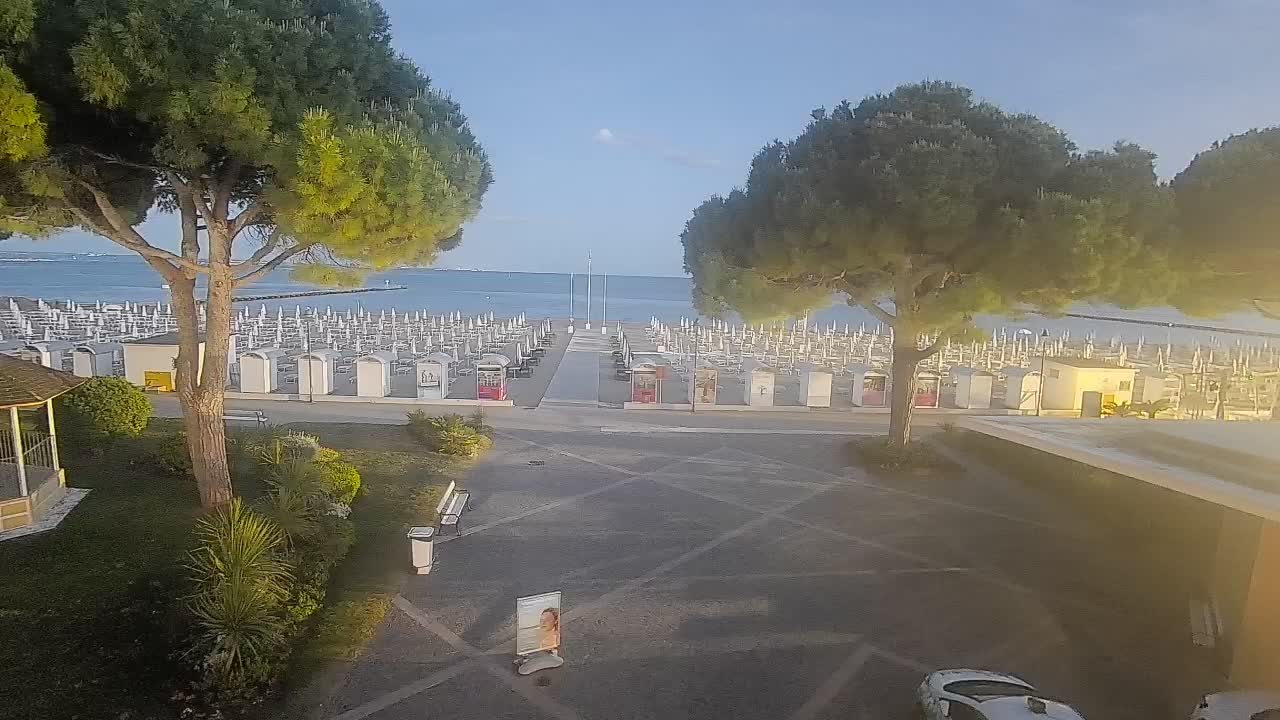 Entrée Plage Grado | Vue en Direct sur le Littoral